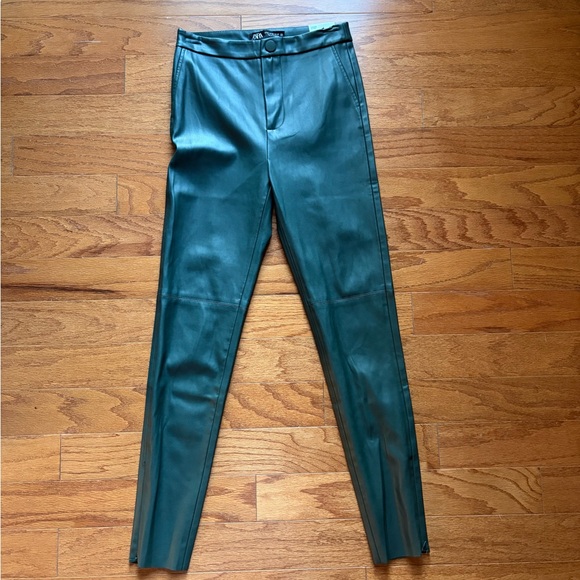 Zara Teal Skinny Pants - Picture 11 of 11